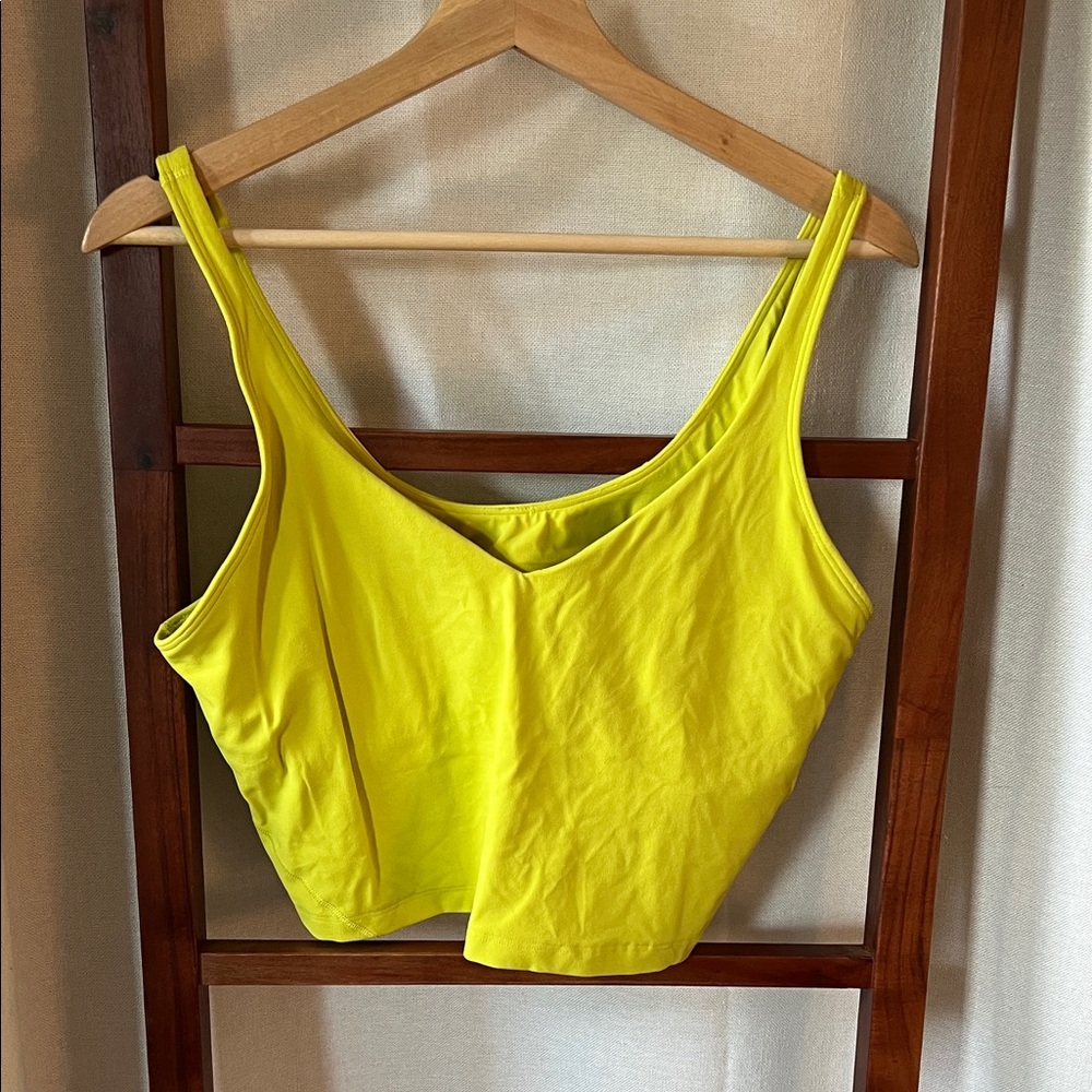 Lululemon Align Top - Yellow Serpentine - 14